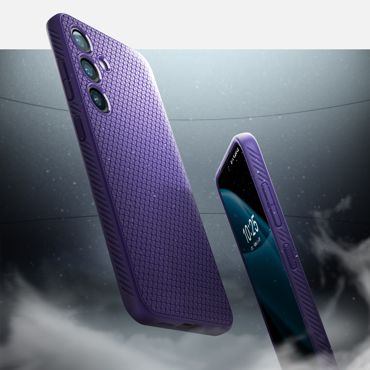 Etui Spigen Liquid Air do Galaxy S24, fioletowe